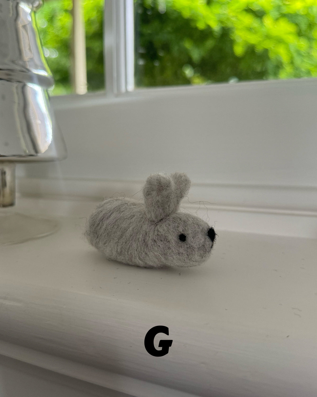 Mini Felted Bunny