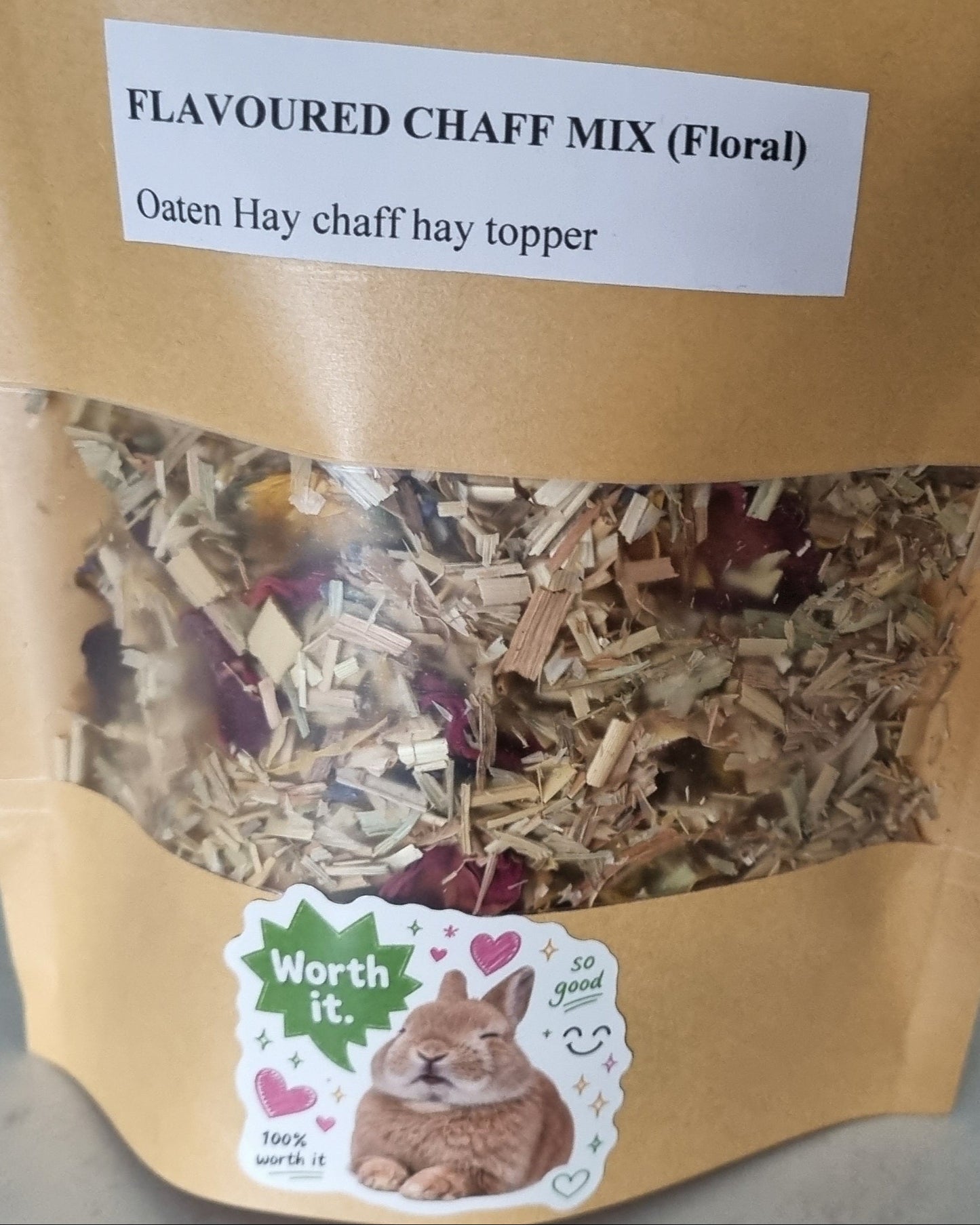 Chaff based Hay Topper - Floral 50 gm