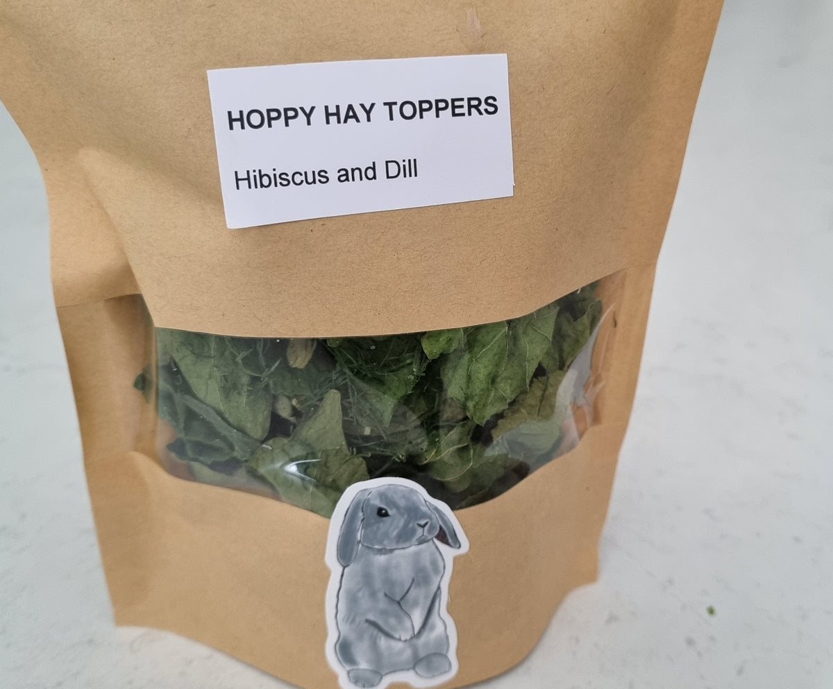 Hoppy Hay Topper - Hibiscus and Dill (25 gm)