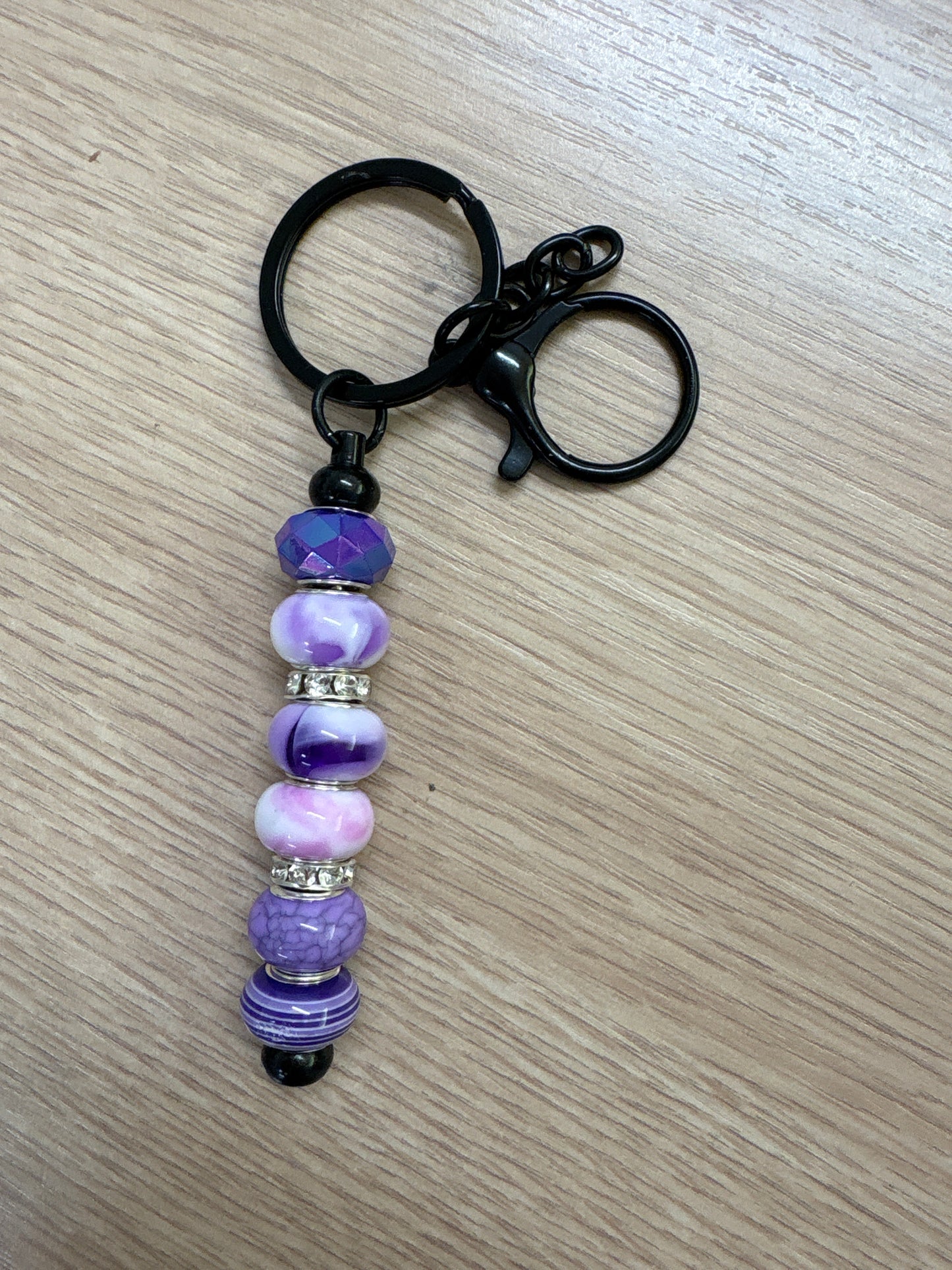 Bead keyring
