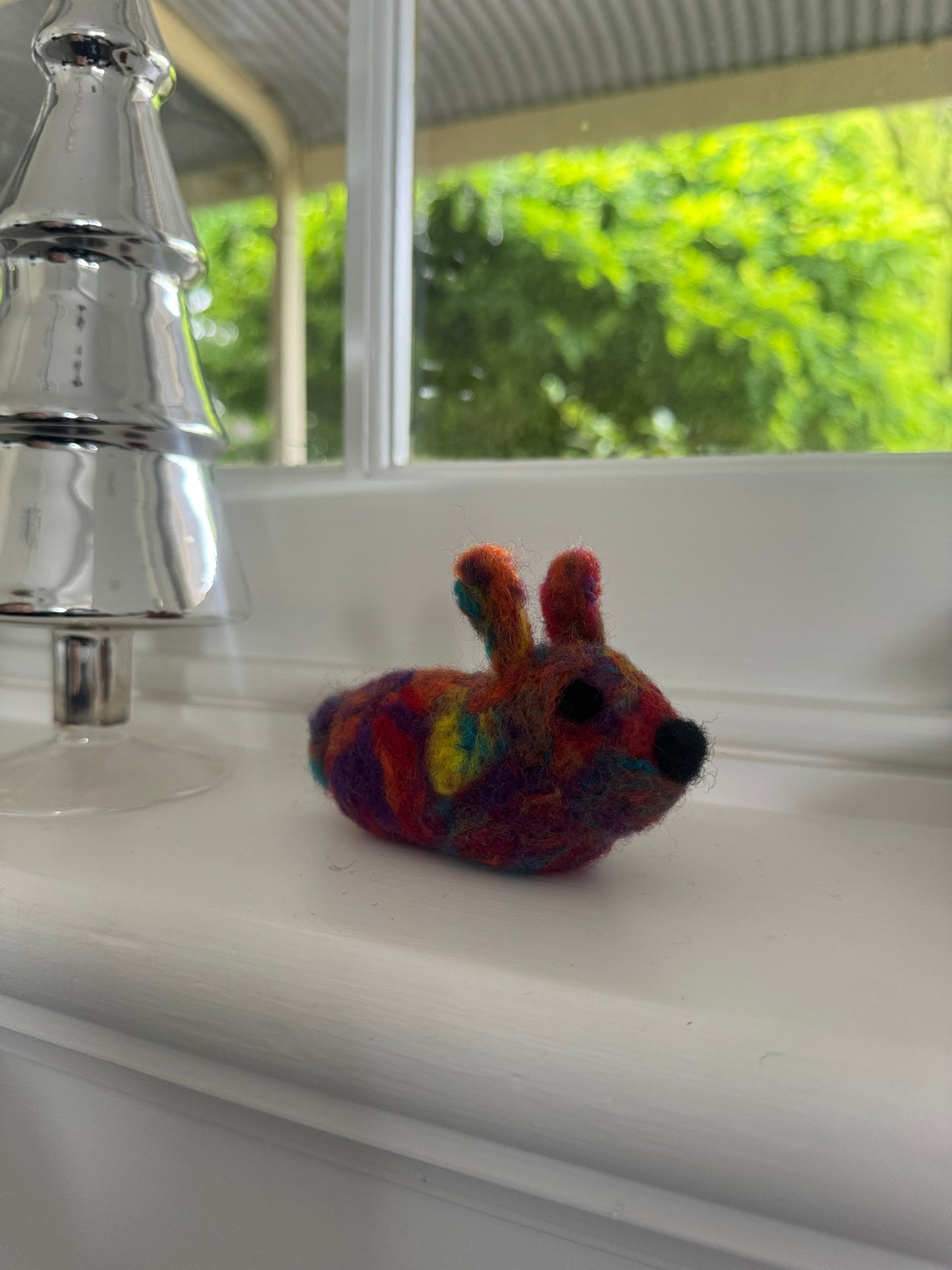 Large felted bunny
