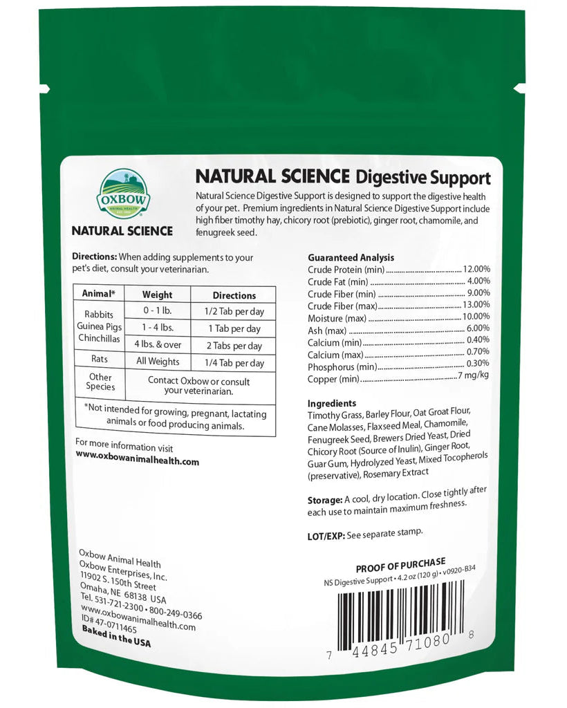 Oxbow digestive supplement 120g