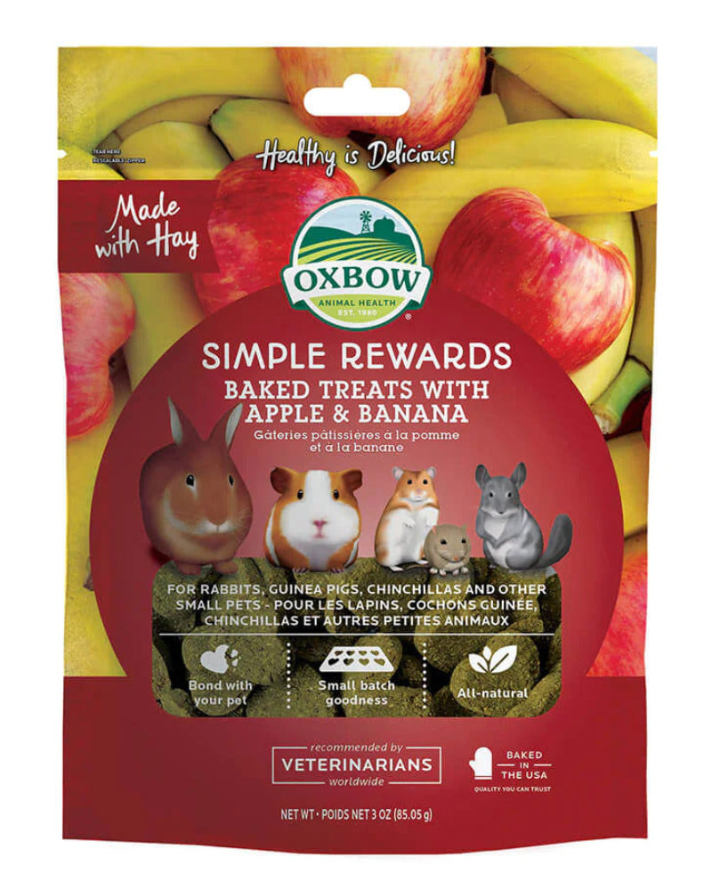 Oxbow Simple Rewards Apple & Banana 85g