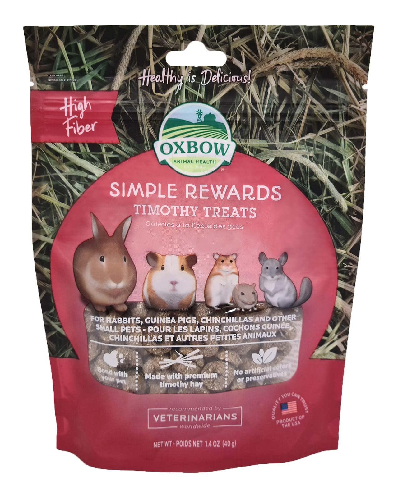 Oxbow Simple Rewards - Timothy Treats (p)