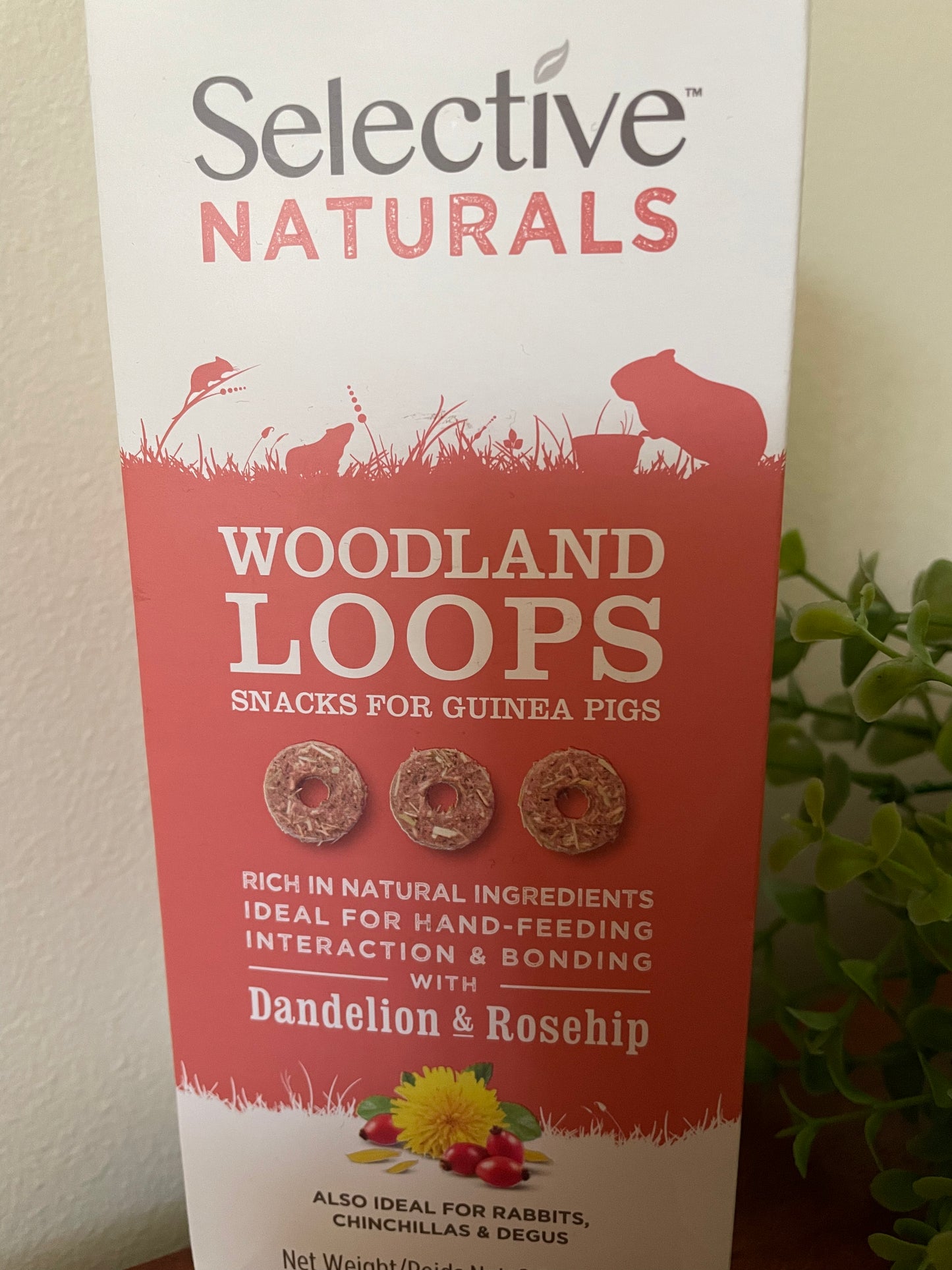 Selective Naturals. Woodland Loops Dandelion & Rosehip