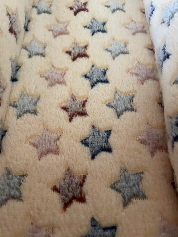 Plush Bunny Bed  Cream/Peach Small