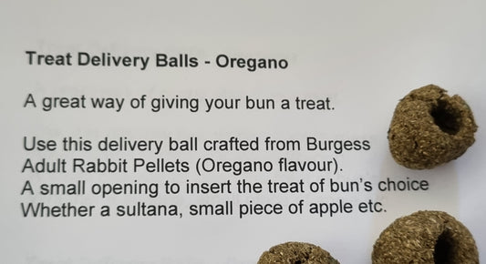 Treat delivery balls  (Floral and Herb)