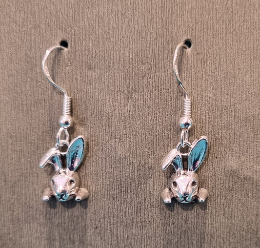 Earrings - Resting bunny
