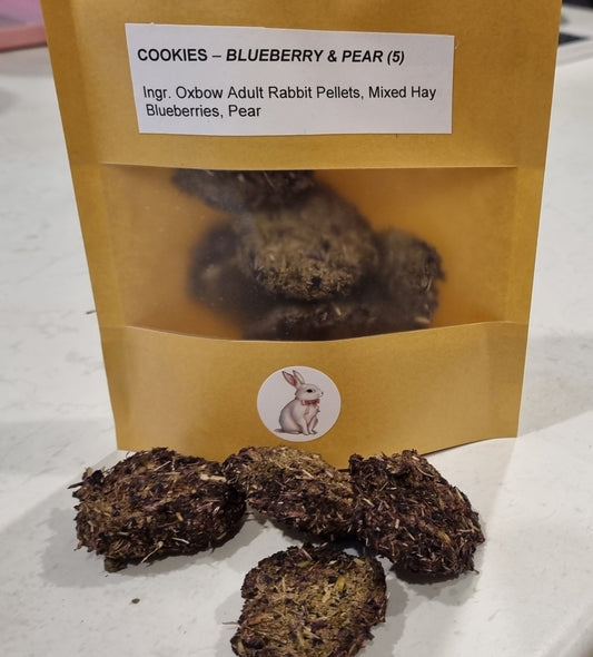 Cookies - Blueberry and Pear (5 cookies per pack)