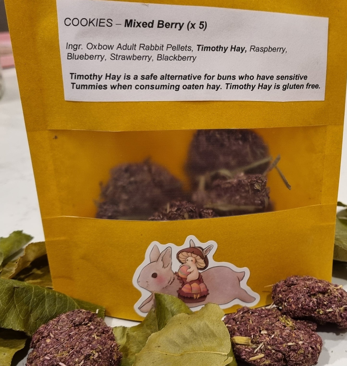 Cookies - Mixed Berry (Timothy/Teff Hay)