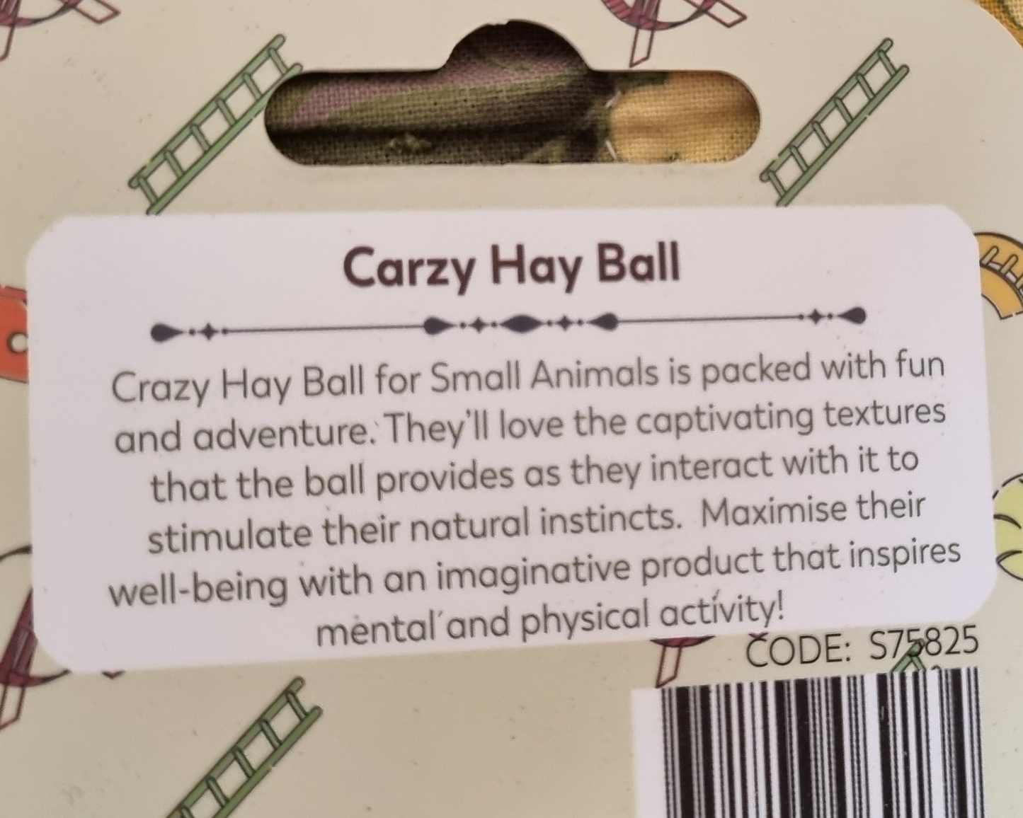 Nature Island Chew & Play Timothy Hay Ball