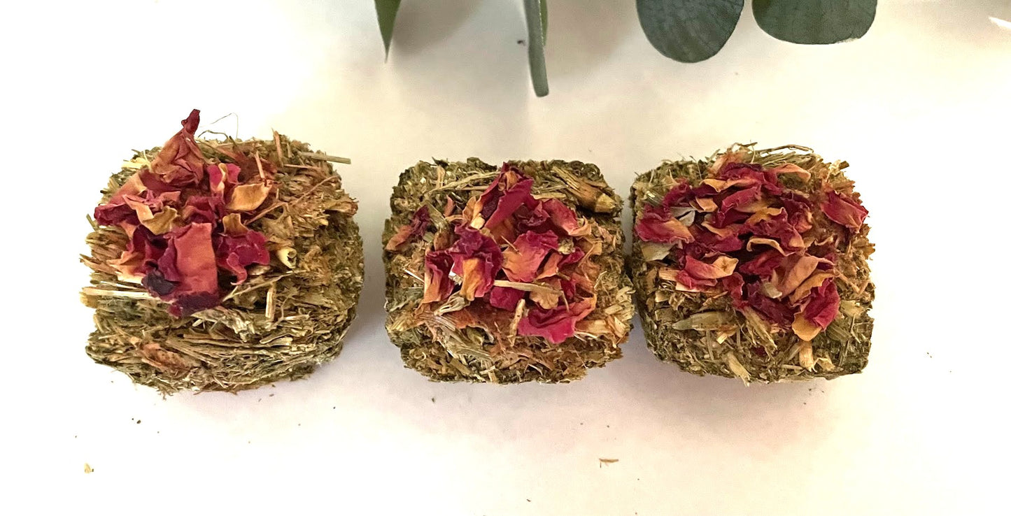 Haystack Strawberry rose petal  (pack of 3)